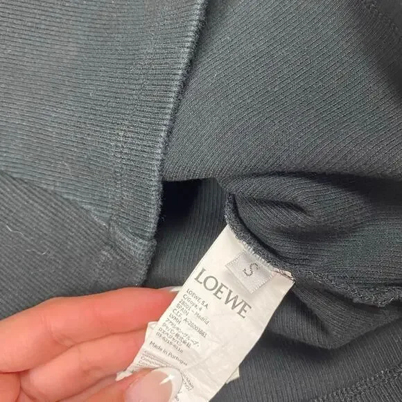 Loewe Black Anagram Logo Ribbed Tank - Picture 4 of 4